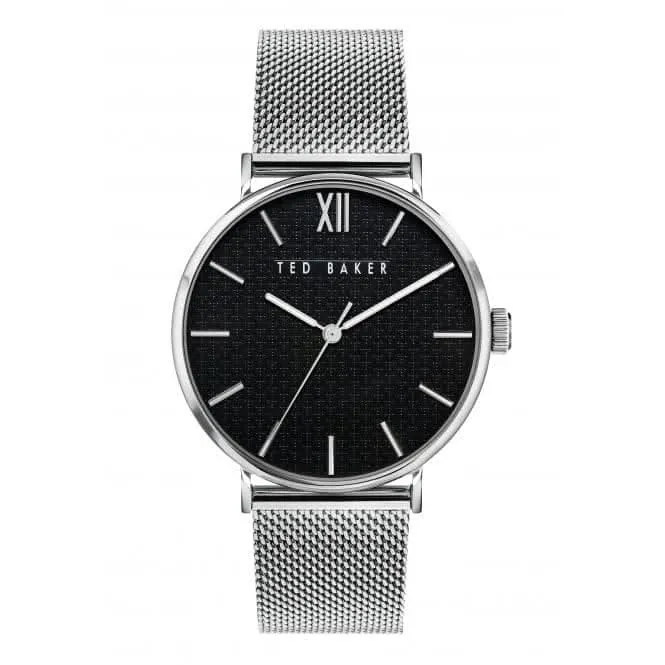 Gents Phylipa Gents Stainless Steel Silver-Tone Watch BKPPGS218