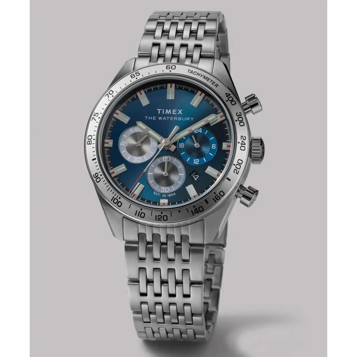 Gents Waterbury Traditional Stainless Steel Watch TW2Y18500
