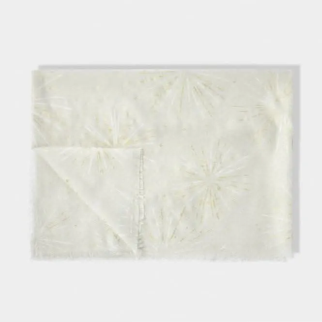 Gold Grey Foil Starburst Scarf KLS503 Katie Loxton Jewelry And Accessories