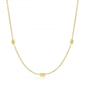 Gold Smooth Twist Chain Necklace N038-02G Ania Haie Jewellery