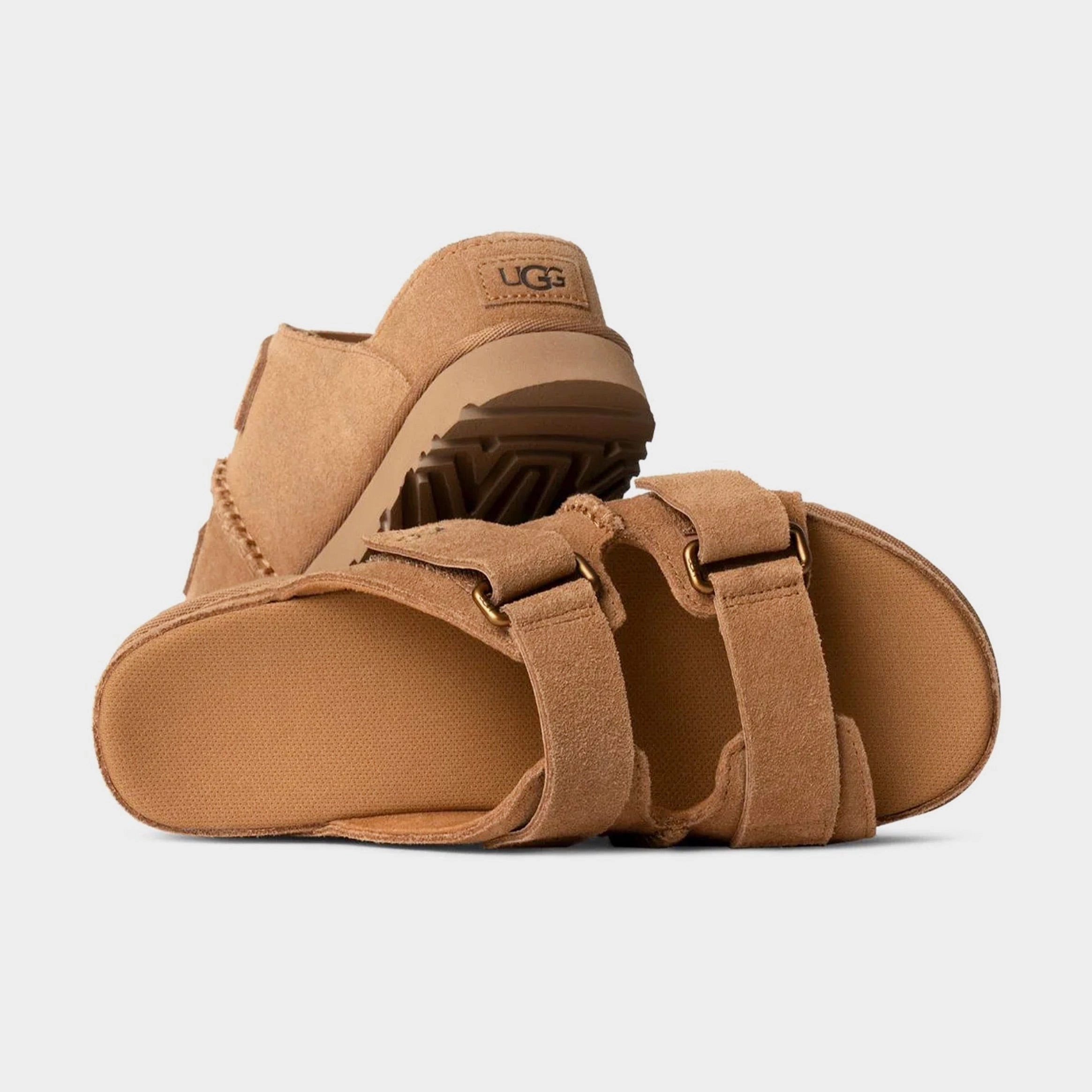 Goldenstar Hi Slide Womens Sandals (Chestnut) Ugg Mini Boot Styles