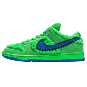 Grateful Dead x Nike Dunk Low SB 'Green Bear' Nike Dunk casual shoes with iconic low-top shape