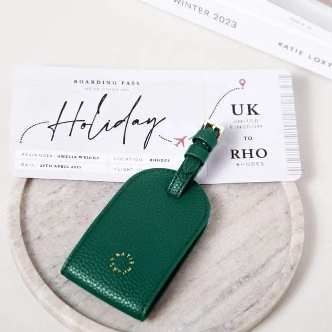 Green Luggage Tag KLB3036 Katie Loxton Jewelry And Accessories
