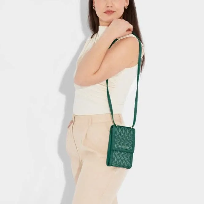 Green Signature Cell Bag KLB2923 Katie Loxton Jewelry And Accessories