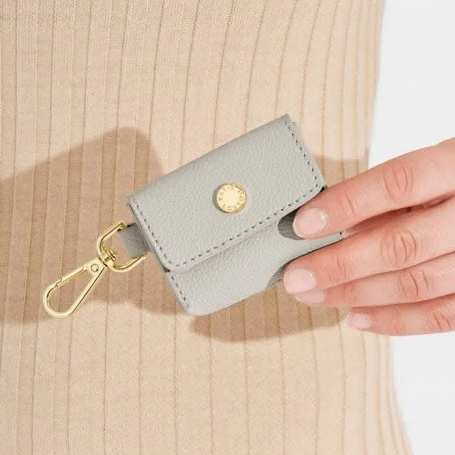 Grey Evie Clip On Airpod Case KLB2888 Katie Loxton Jewelry And Accessories