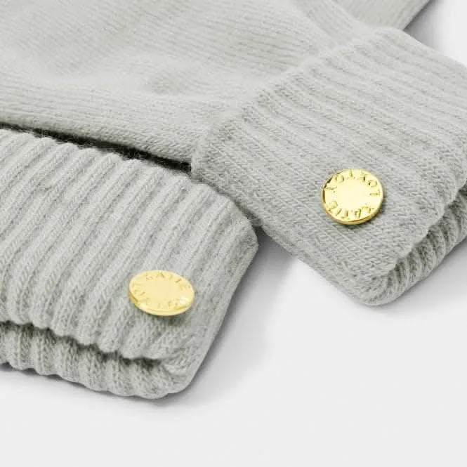 Grey Knitted Gloves KLS534 Katie Loxton Jewelry And Accessories