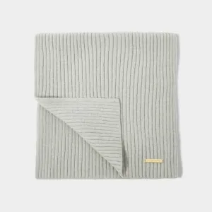 Grey Ribbed Knit Scarf KLS542 Katie Loxton Jewelry And Accessories