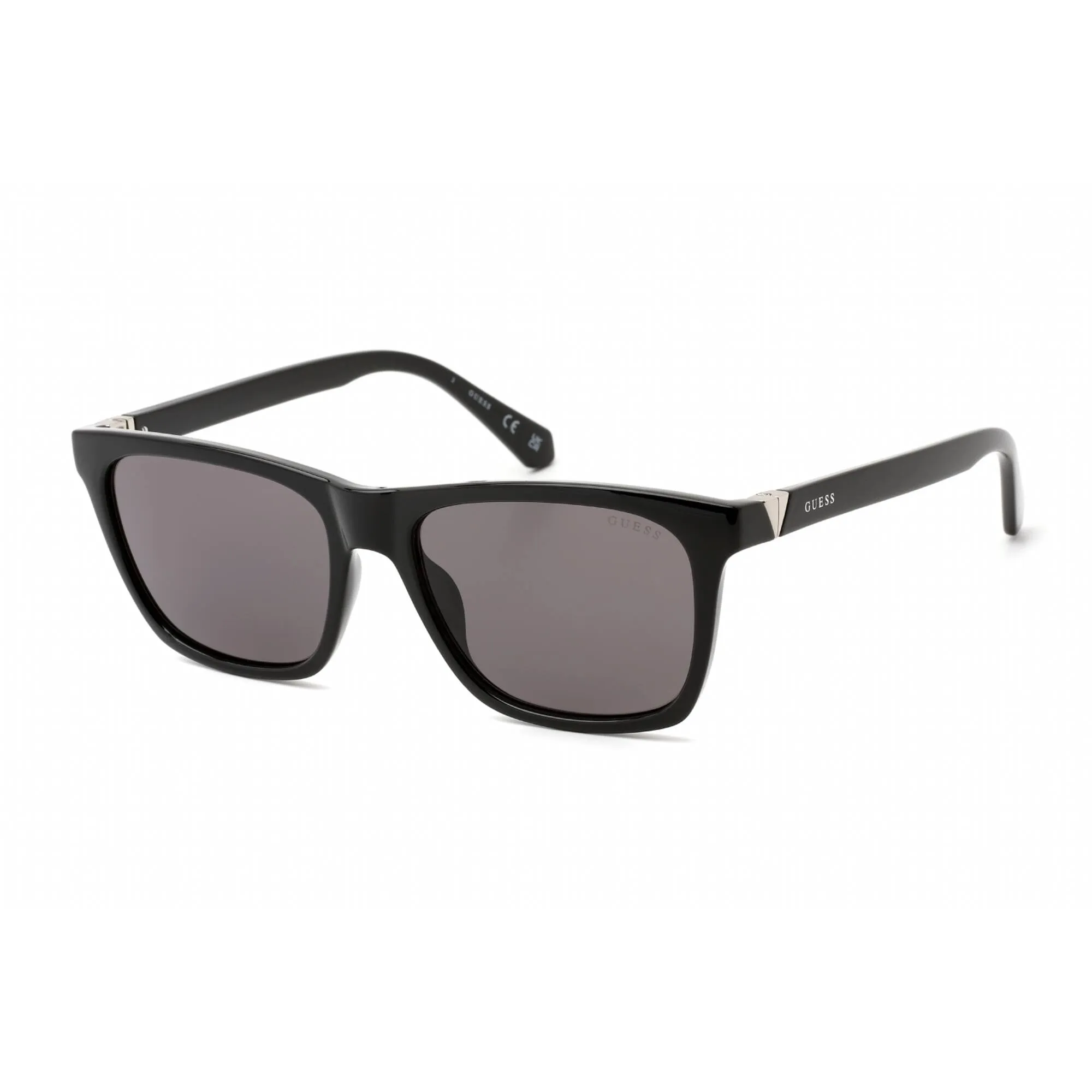 Guess Men's Sunglasses - Shiny Black Injected Propionate Square Frame | GU00044 01A Guess Sunglasses
