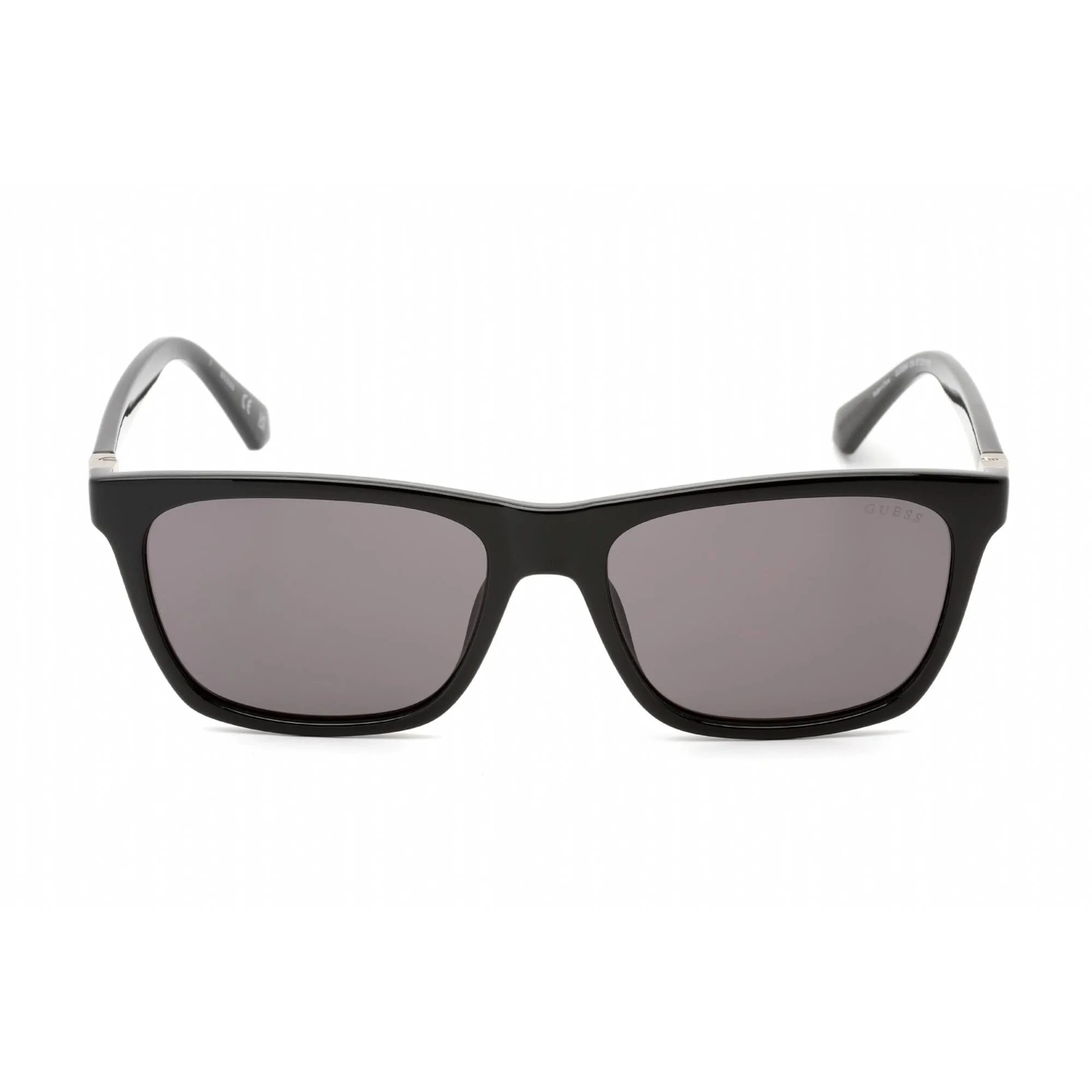Guess Men's Sunglasses - Shiny Black Injected Propionate Square Frame | GU00044 01A Guess Sunglasses