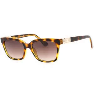 Guess Women's Sunglasses - Gradient Brown Lens Dark Havana Square Frame | GU7869 52F Guess Sunglasses