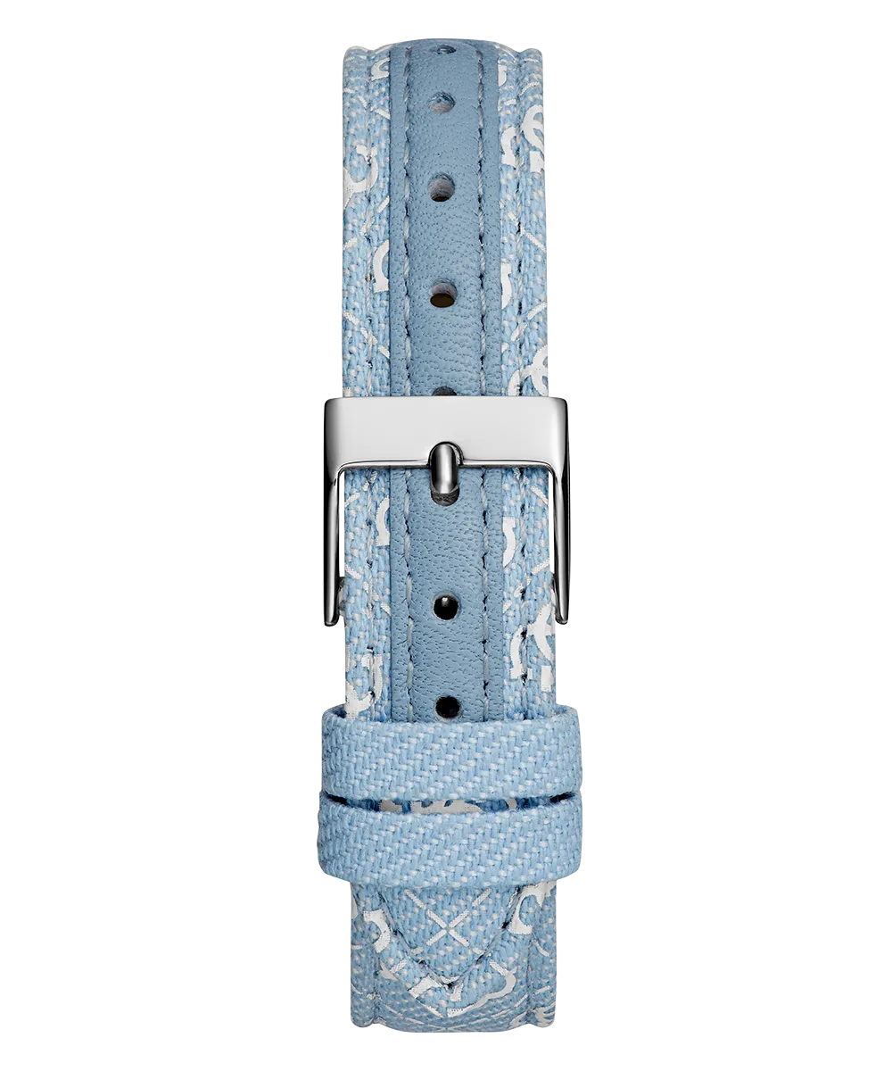 Guess Womens/Mens Silver Watches GUESS Kids Blue Silver Tone Analog Watch