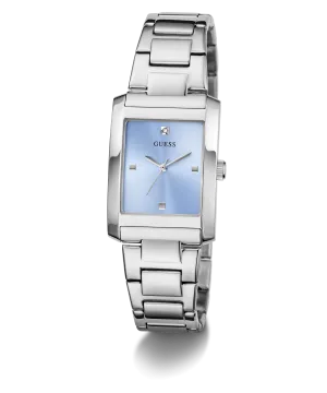 Guess Womens/Mens Silver Watches GUESS Ladies Silver Tone Analog Watch