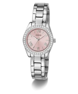 Guess Womens/Mens Silver Watches GUESS Ladies Silver Tone Analog Watch