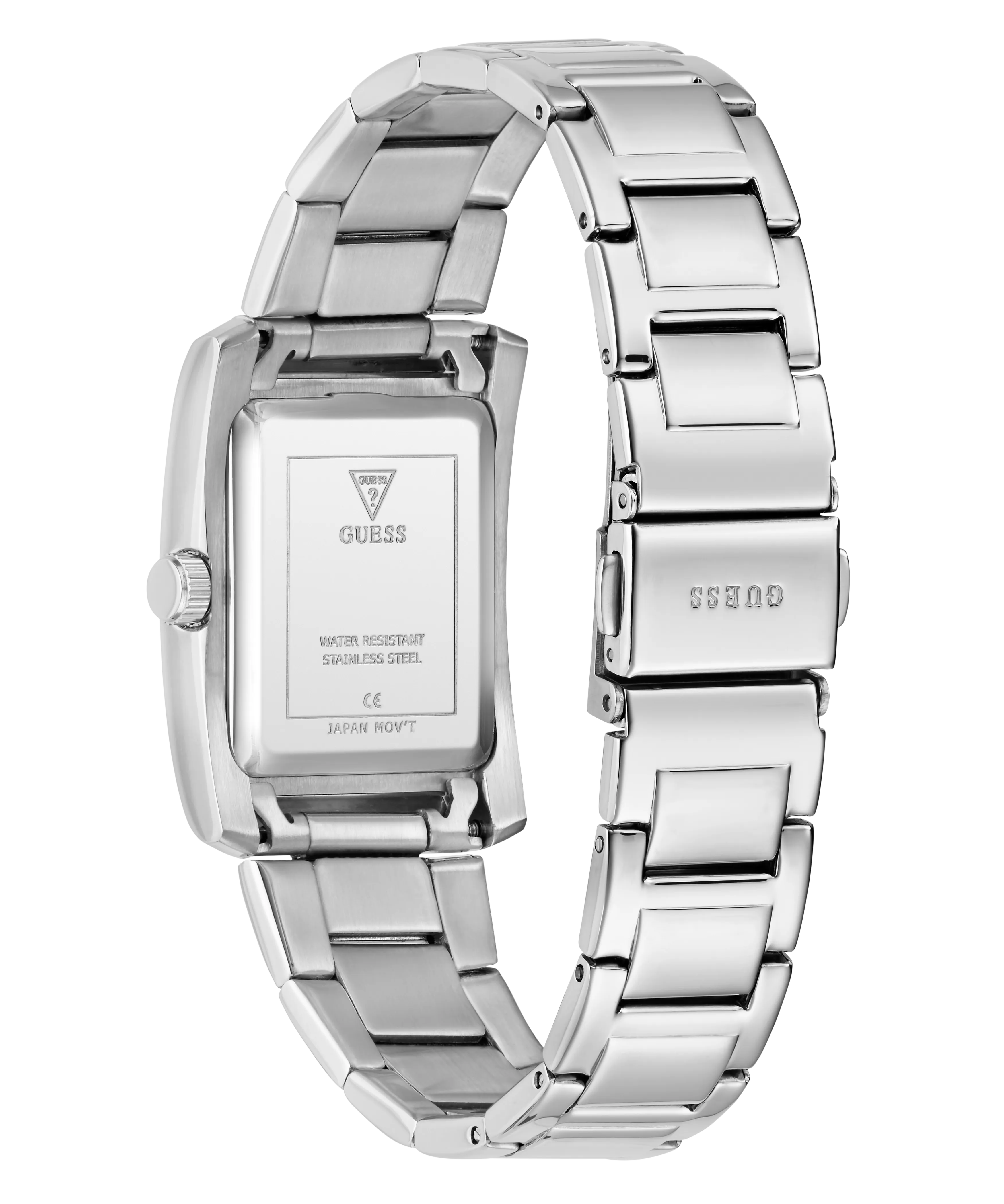 Guess Womens/Mens Silver Watches GUESS Ladies Silver Tone Analog Watch