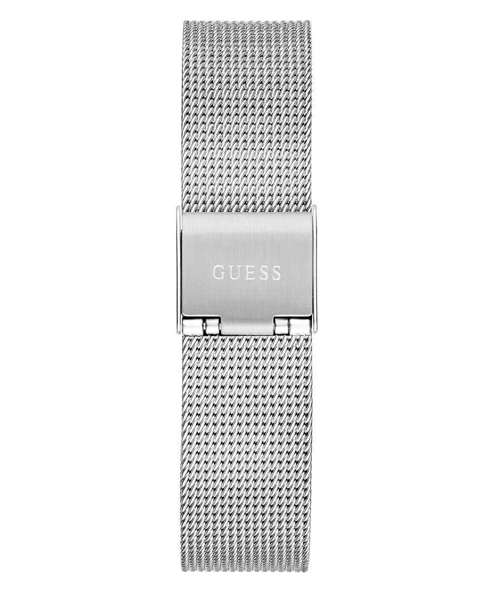 Guess Womens/Mens Silver Watches GUESS Ladies Silver Tone Analog Watch