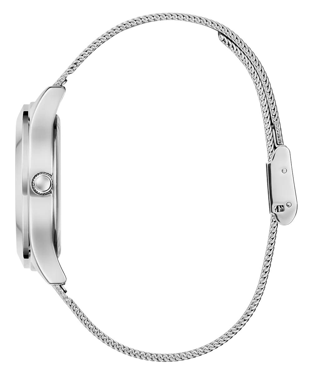 Guess Womens/Mens Silver Watches GUESS Ladies Silver Tone Analog Watch