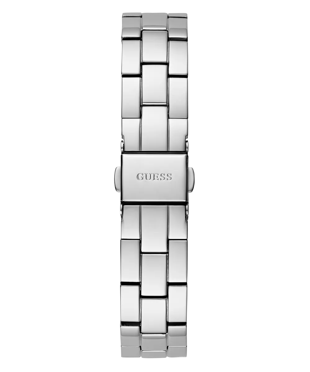 Guess Womens/Mens Silver Watches GUESS Ladies Silver Tone Date Watch