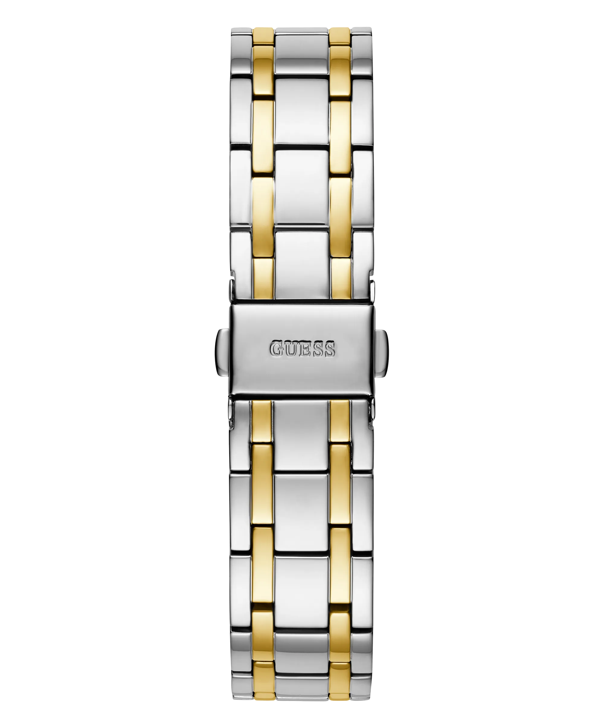 Guess Womens/Mens Silver Watches GUESS Ladies Silver Tone/Gold Tone Analog Watch