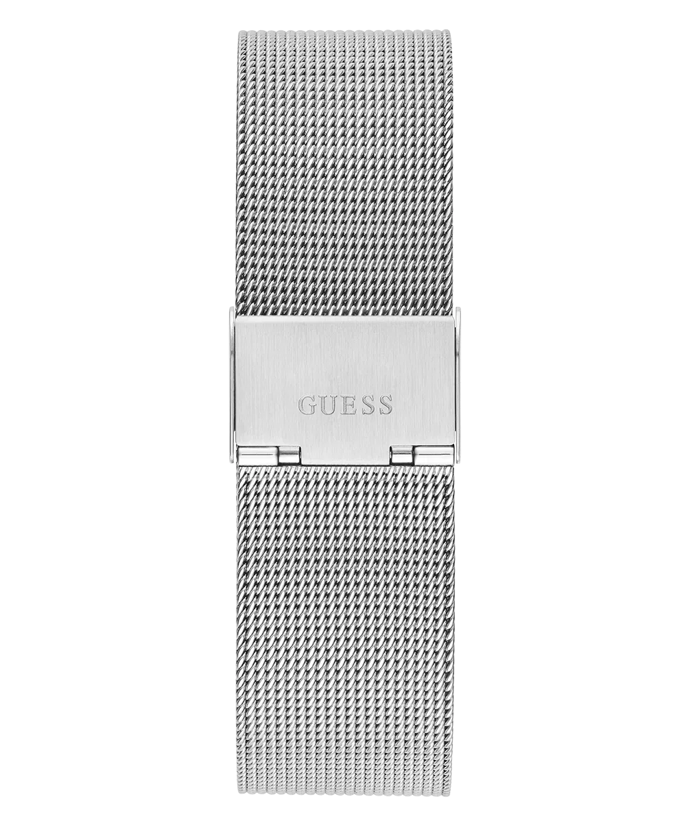 Guess Womens/Mens Silver Watches GUESS Mens Silver Tone Analog Watch