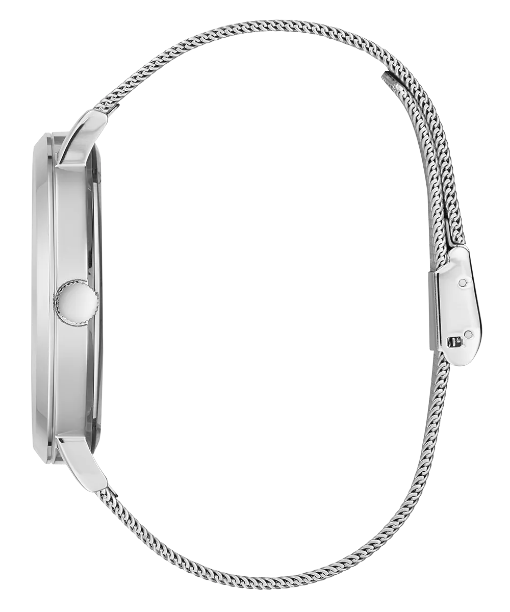 Guess Womens/Mens Silver Watches GUESS Mens Silver Tone Analog Watch