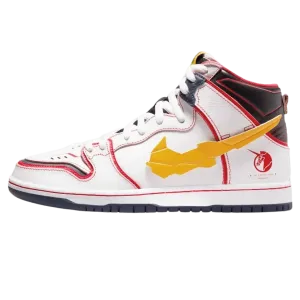 Gundam x Dunk High SB 'Project Unicorn - RX-0' Nike Dunk casual shoes with iconic low-top shape