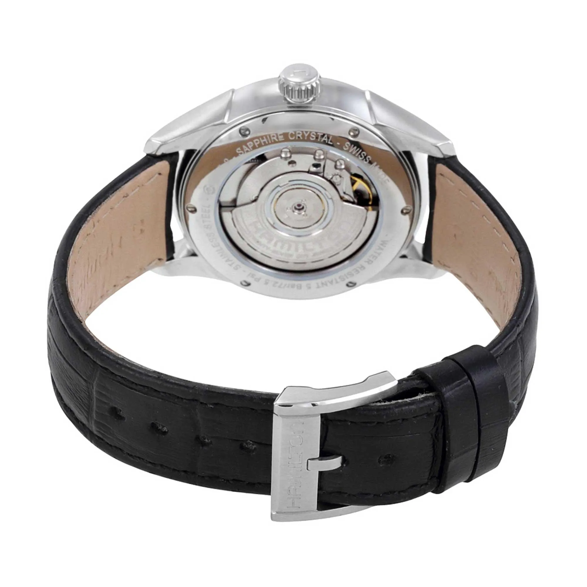 Hamilton Men's Watch - Jazzmaster Maestro Automatic Grey Dial Black Strap | H42515785 Hamilton Men's Watches