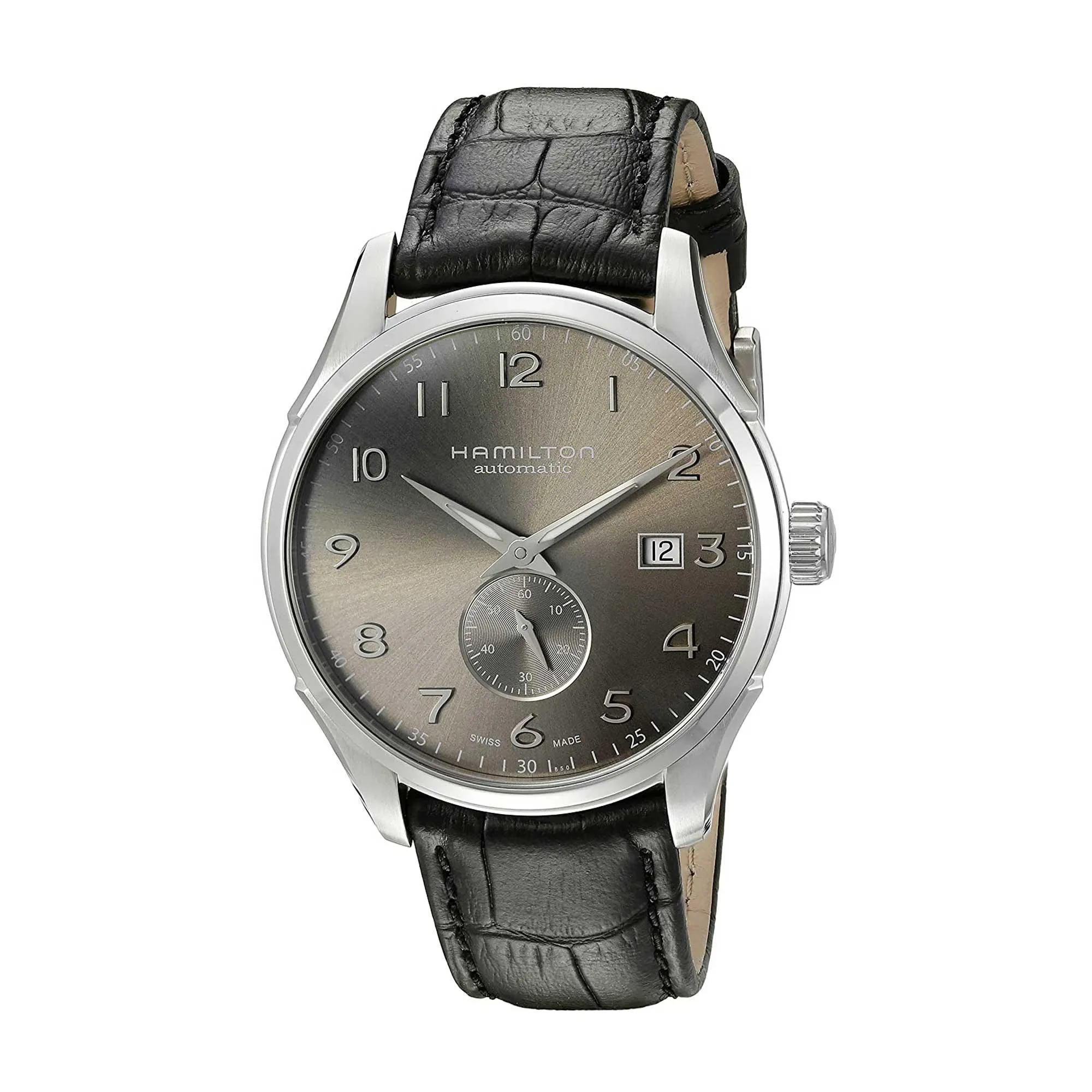 Hamilton Men's Watch - Jazzmaster Maestro Automatic Grey Dial Black Strap | H42515785 Hamilton Men's Watches