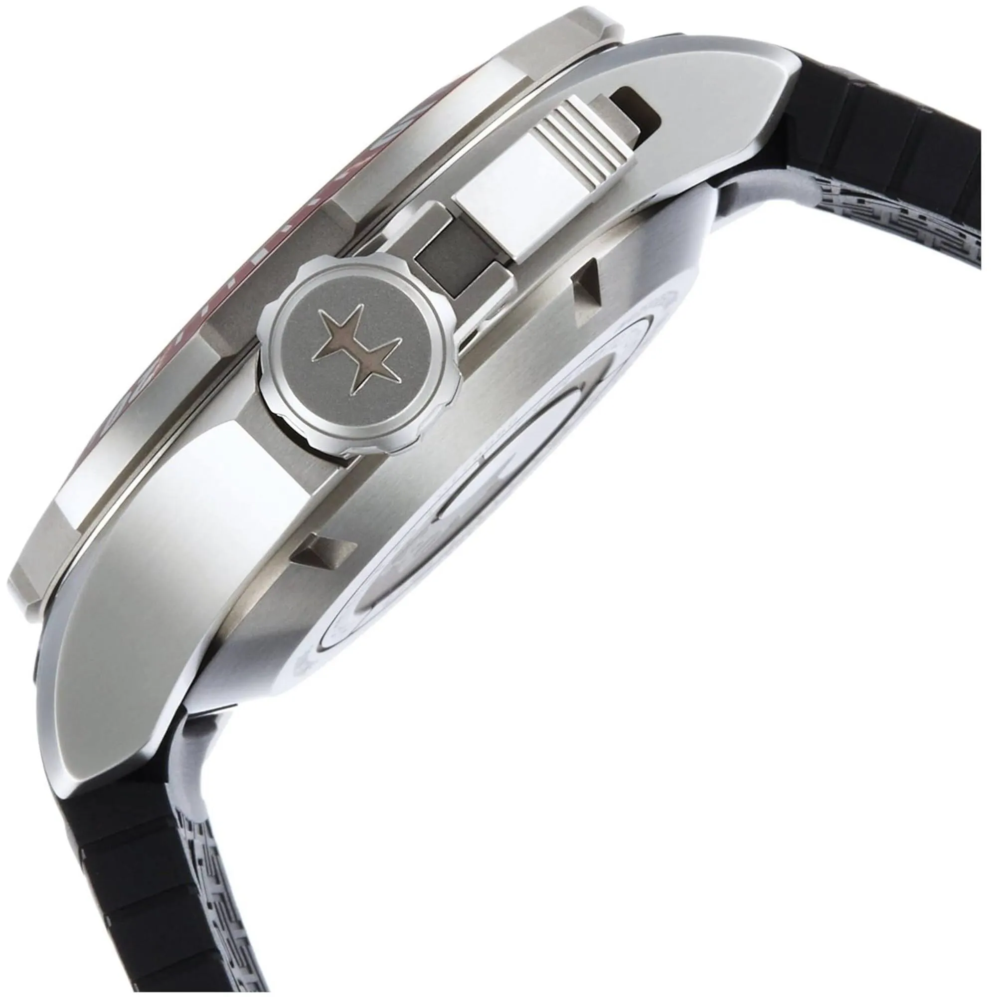 Hamilton Men's Watch - Khaki Navy Frogman Automatic Black Rubber Strap | H77805335 Hamilton Men's Watches