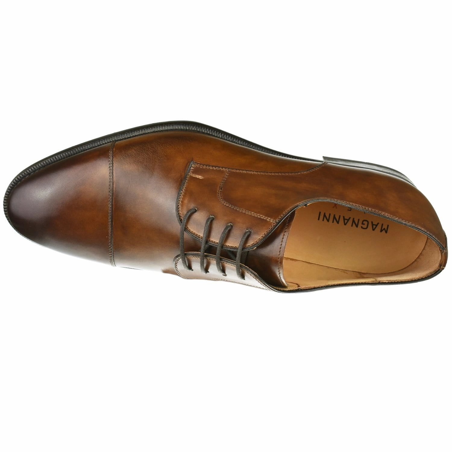 Harlan Cap Toe Blucher Magnanni handcrafted dress shoes