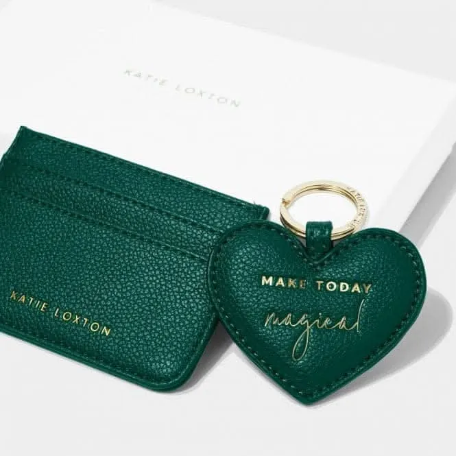 Heart Keyring & Card Holder Set 'Make Today Magical' KLB3065 Katie Loxton Jewelry And Accessories