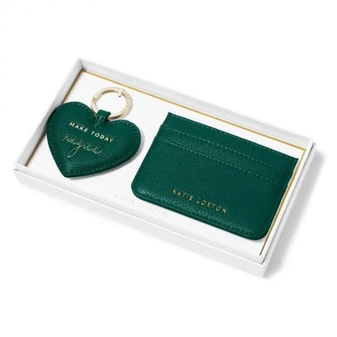 Heart Keyring & Card Holder Set 'Make Today Magical' KLB3065 Katie Loxton Jewelry And Accessories