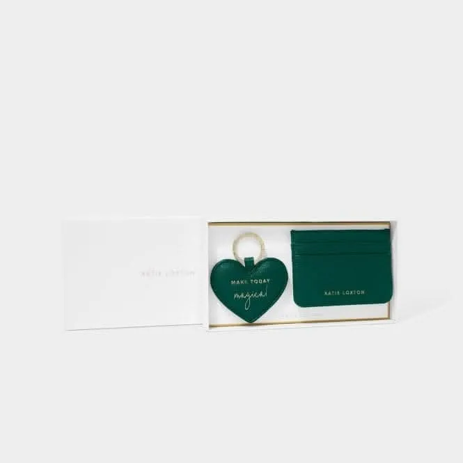 Heart Keyring & Card Holder Set 'Make Today Magical' KLB3065 Katie Loxton Jewelry And Accessories