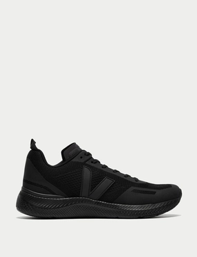 Impala Engineered-Mesh - Full Black Veja womens shoes with sustainable materials