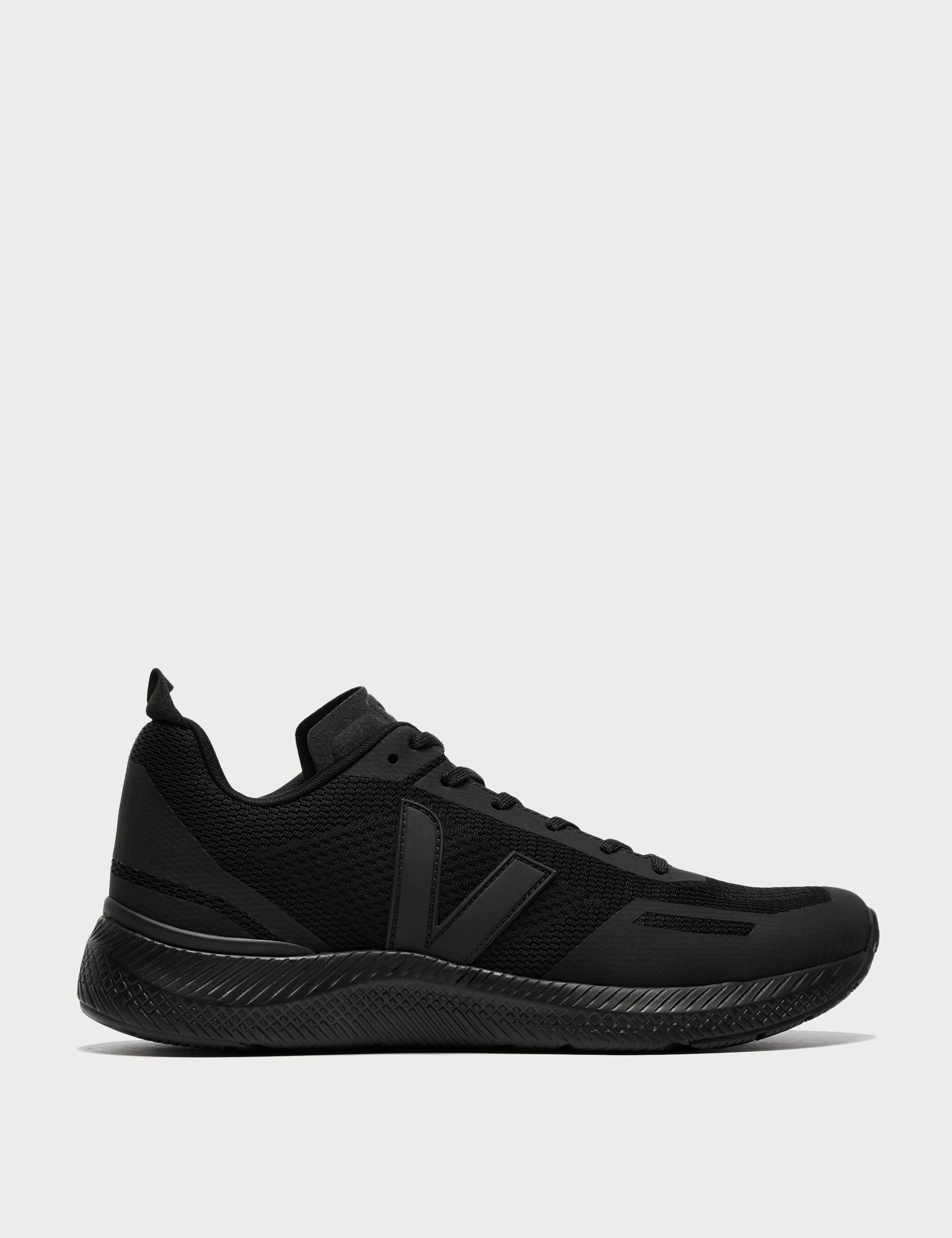 Impala Engineered-Mesh - Full Black Veja womens shoes with sustainable materials