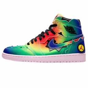 J. Balvin x Air Jordan 1 Retro OG High 'Colores Y Vibras' Air Jordan 1 High classic sneakers with premium finish
