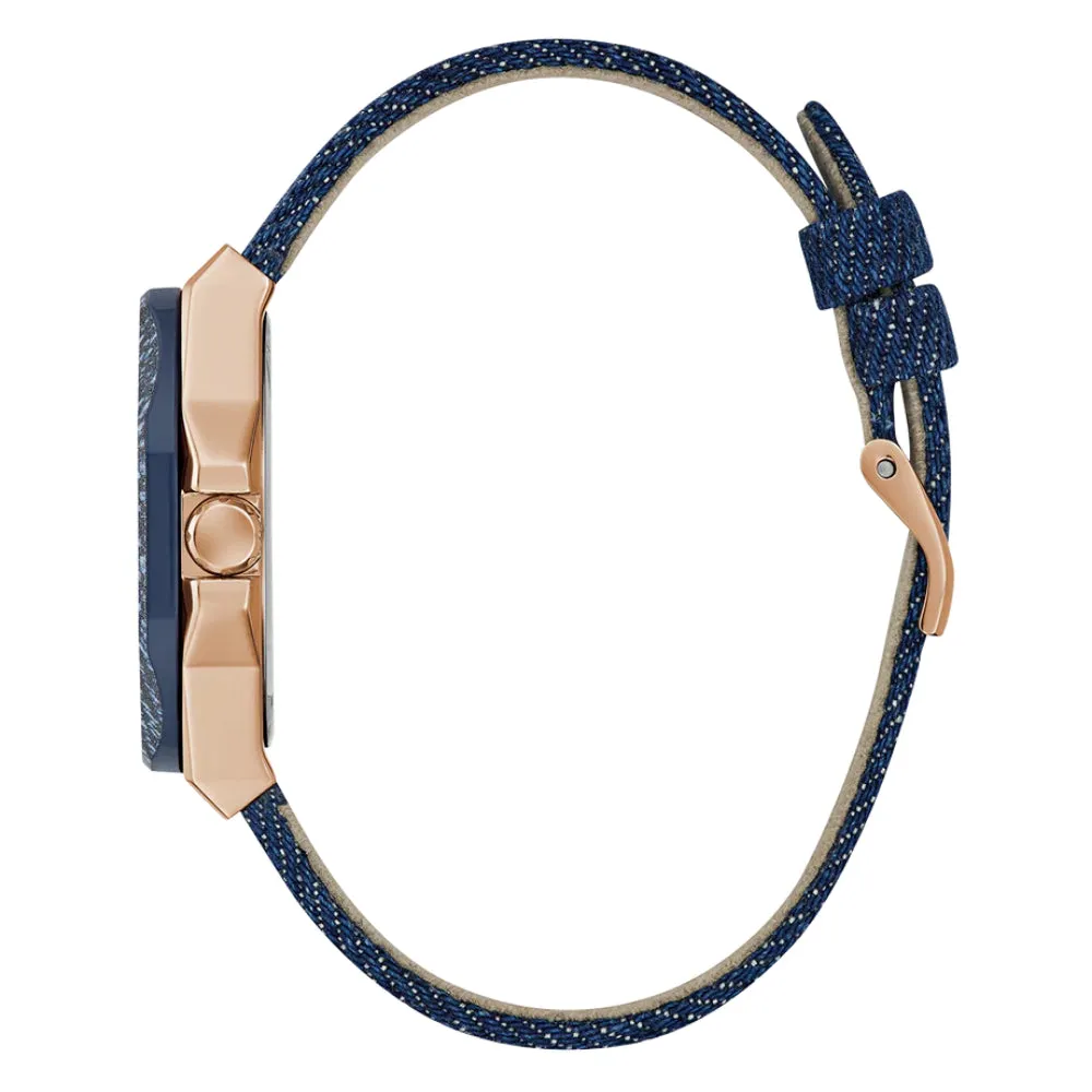 Jewelry Guess Watches Guess Analog Chronograph Leather Strap Women Watch GW0753 Series