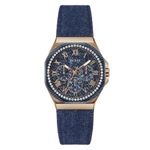 Jewelry Guess Watches Guess Analog Chronograph Leather Strap Women Watch GW0753 Series
