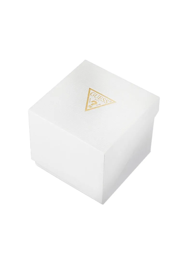 Jewelry Guess Watches Guess Charmed Ladies White Rose Gold Tone Analog Watch GW0684L4