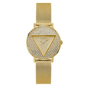 Jewelry Guess Watches Guess Gold Dial Milanese Strap Women Watch GW0477L2