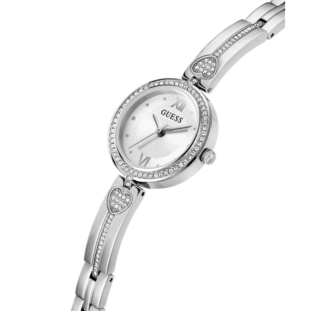 Jewelry Guess Watches Guess Silver Tone Stainless Steel Women's Watch GW0655L1