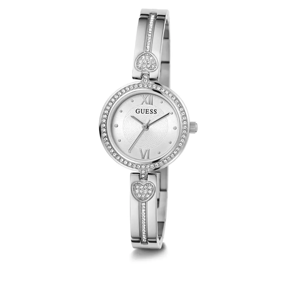 Jewelry Guess Watches Guess Silver Tone Stainless Steel Women's Watch GW0655L1