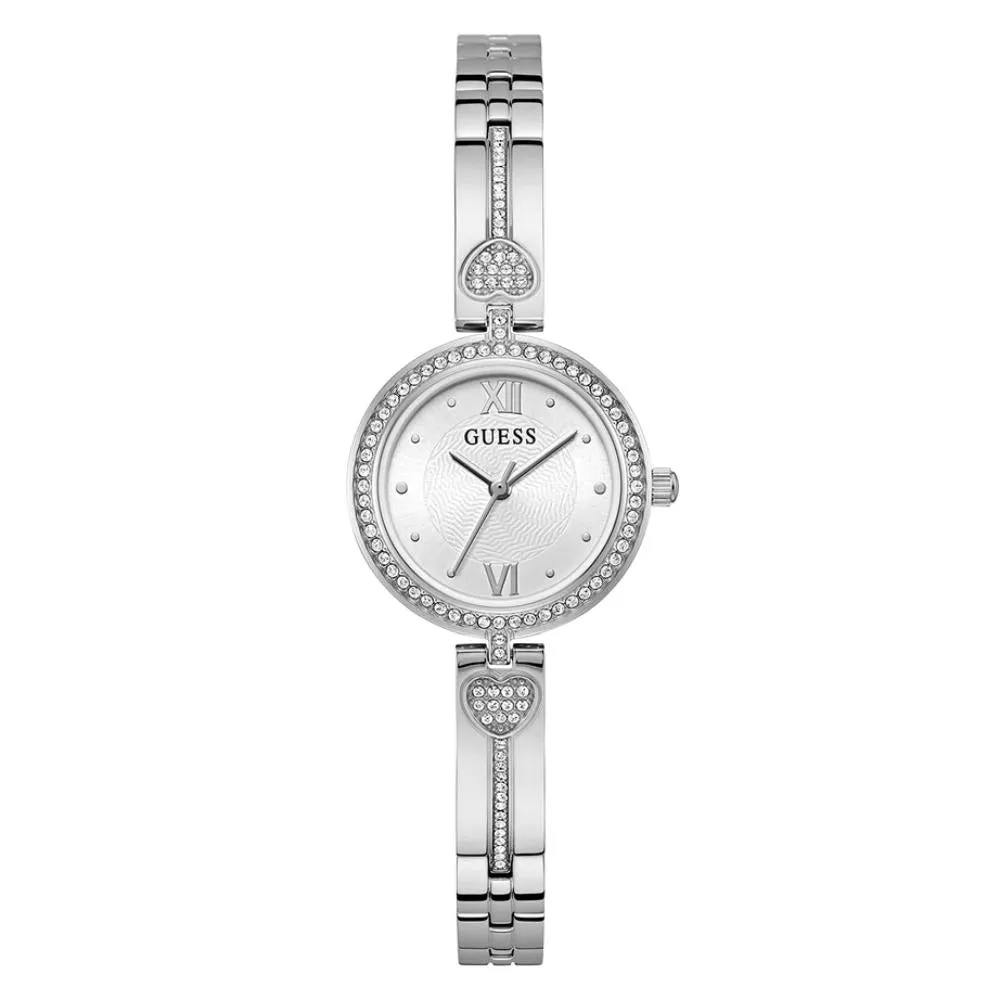Jewelry Guess Watches Guess Silver Tone Stainless Steel Women's Watch GW0655L1
