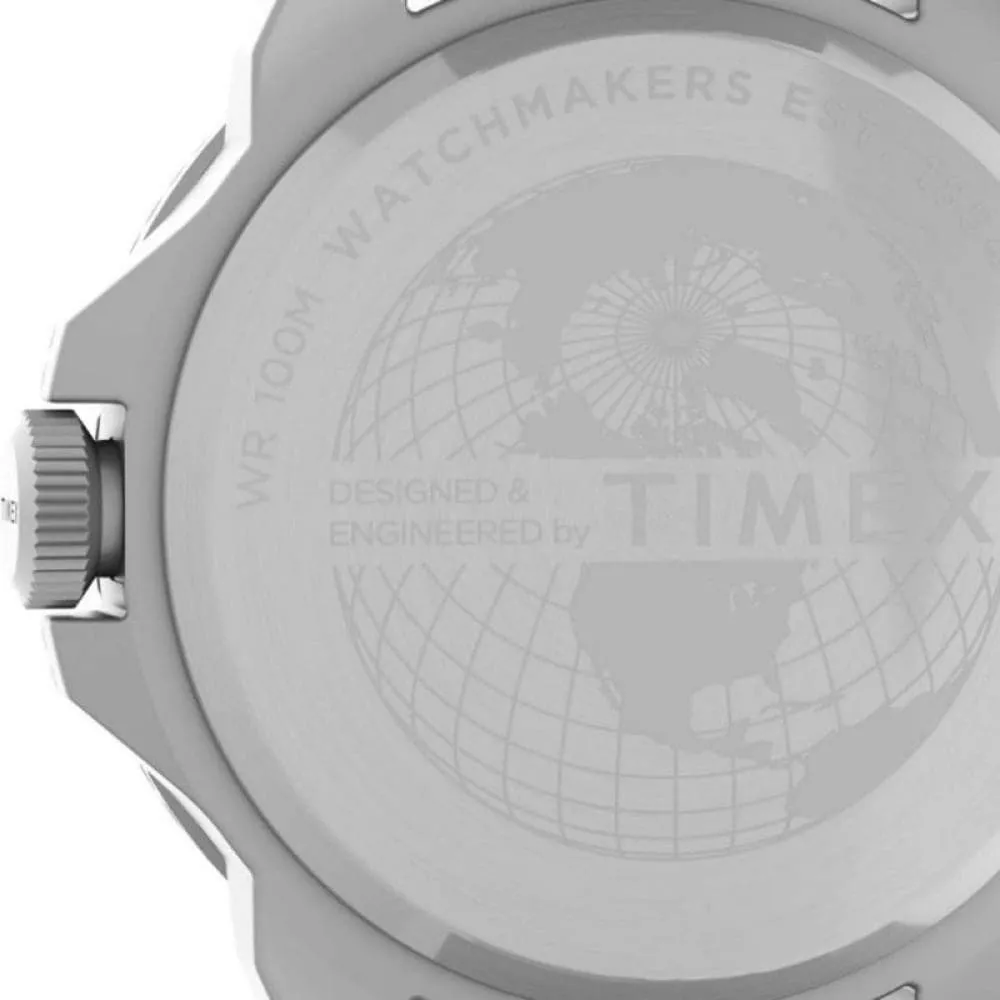 Jewelry Timex Watches Timex Analog Green Dial And Silicon Strap Men Watch TW2V40700