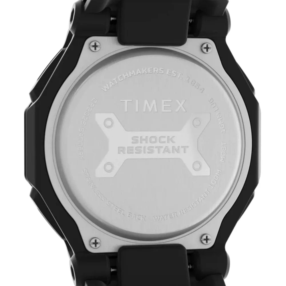 Jewelry Timex Watches Timex Command Encounter Black Resin Strap Men Watch TW2V35600