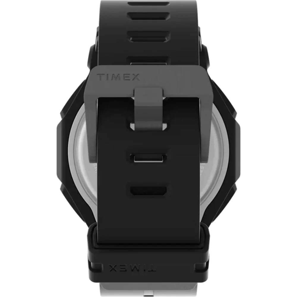Jewelry Timex Watches Timex Command Encounter Black Resin Strap Men Watch TW2V35600