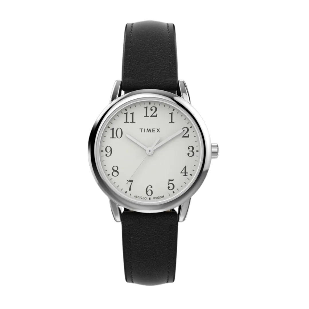 Jewelry Timex Watches TIMEX EASY READER BLACK ECO-FRIENDLY STRAP WATCH TW2W32500