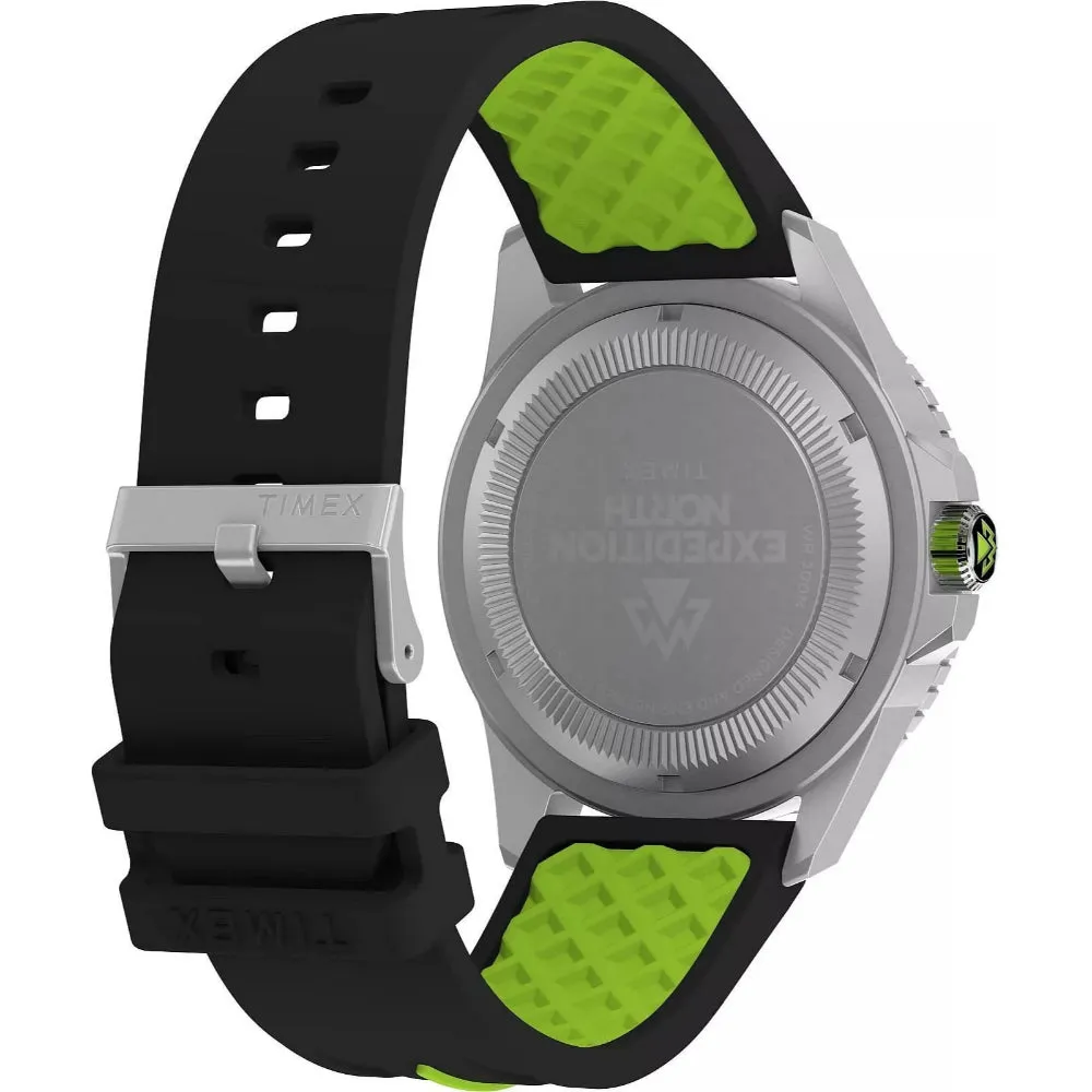 Jewelry Timex Watches TIMEX EXPEDITION NORTH ANCHORAGE BLACK SILICONE STRAP WATCH TW2W41700
