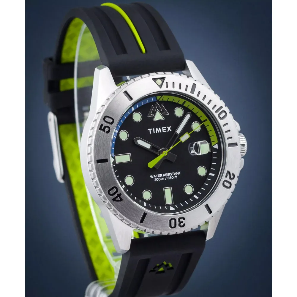 Jewelry Timex Watches TIMEX EXPEDITION NORTH ANCHORAGE BLACK SILICONE STRAP WATCH TW2W41700