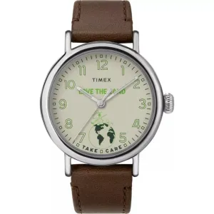 Jewelry Timex Watches TIMEX SNOOPY TW2V32800 BROWN LEATHER MEN WATCH