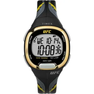 Jewelry Timex Watches Timex UFC Takedown Black Resin Strap Men Watch TW5M52000